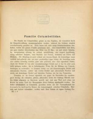 Die Familie der Columbelliden