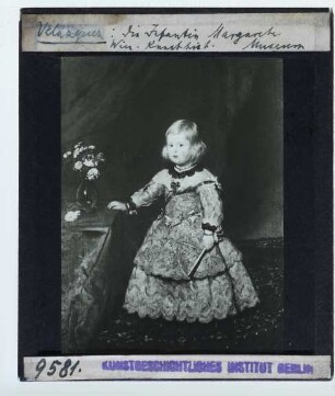 Velázquez, Infantin Margareta Theresa in rosafarbenem Kleid (Wien KhM GG_321)