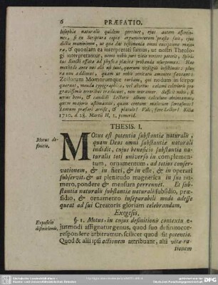 Thesis I. [Motus definitio]