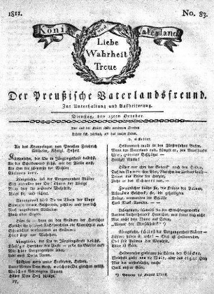 No. 83., vom 15ten October