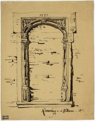 Ronneburg in Oberhessen, Portal von 1571