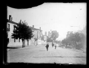 Straße in Tirana, Albanien, 1930