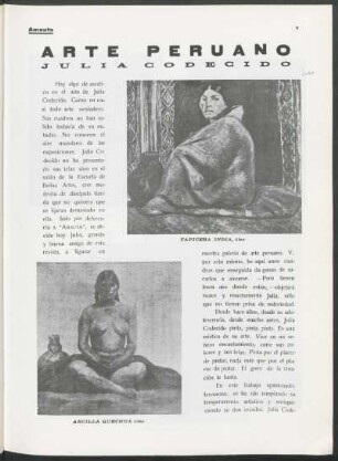 Arte peruano - Julia Codecido