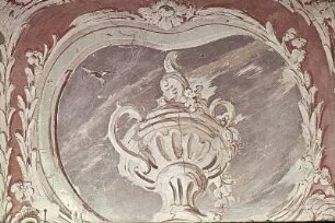 Supraporte mit Vase