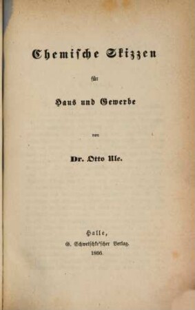 Otto Ule's ausgewählte kleine naturwissenschaftliche Schriften, 3