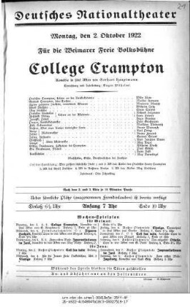 College Crampton