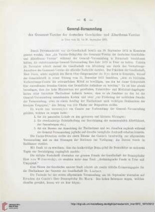 General-Versammlung