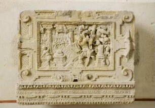 Samson bringt den Tempel der Philister zum Einsturz