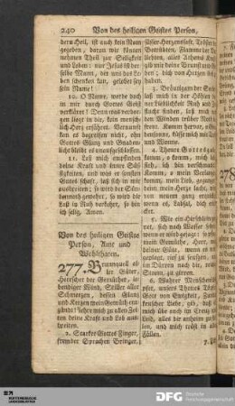 Von des heiligen Geistes Person, Amt und Wohlthaten.