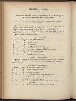 Agricoltura estera.