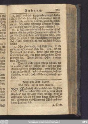 Klag- und Bitt-Lieder.