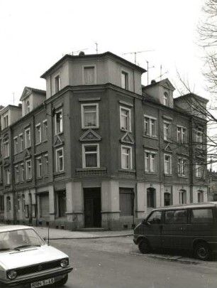Meißen-Vorbrücke, Zscheilaer Straße 35. Wohnhaus (bezeichnet 1896)