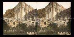 Innenhof des Klosters an der Kathedrale Santissimo Salvatore, Cefalu