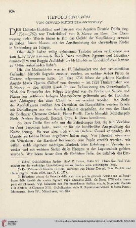 Neue Folge 30 = Jahrgang 54: Tiepolo und Rom