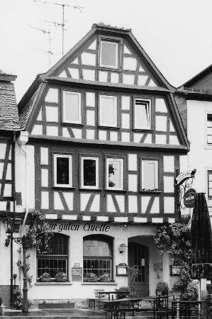 Wohnhaus, Fachwerk; Gelnhausen, Obermarkt 21