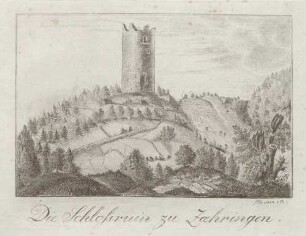 Die Schlossruin zu Zaehringen