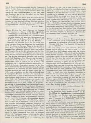 358 [Rezension] Heussi, Karl, Kompendium der Kirchengeschichte