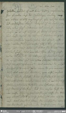 Eigenh. Brief von Dorothea von Schlegel an August Wilhelm von Schlegel, Wien, 16.05.1812