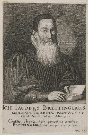 Bildnis des Ioh. Iacobus Breitingerus
