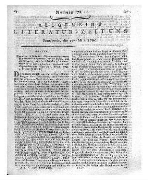 Mantzel, C. G.: Mecklenburgische Kasualbibliothek. Bd. 1. Schwerin: Bärensprung 1789