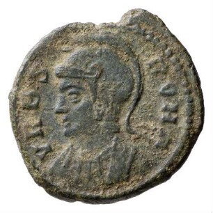 Münze, Follis, Aes 3, 335 - 336 n. Chr.