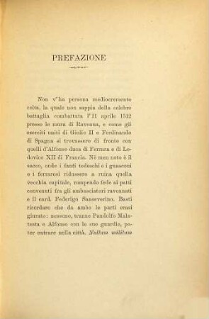 Cronache e documenti per la storia Ravennate del secolo XVI