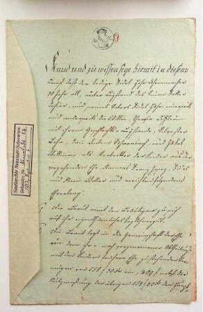 Heiratsbrief Fidel Höhr