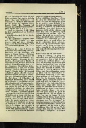 Radikalismus in der Schulreform