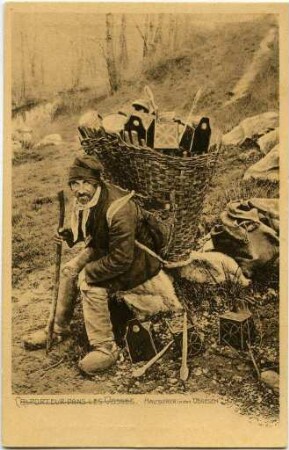 "Hausierer in den Vogesen" / "Colporteur dans les Vosges"