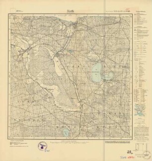2351 (alte Nr.: 959) Rieth (in Pommern), Meßtischblatt (4cm - Karte)