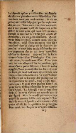 Seconde lettre intéressante à l'usage des théologiens