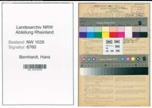 Entnazifizierung Hans Bernhardt , geb. 15.07.1915 (Bergingenieur)