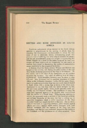 British and Boer Refugees in South Africa.