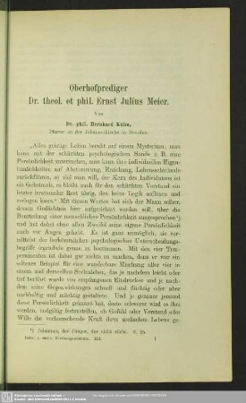 Oberhofprediger Dr. theol. et phil. Ernst Julius Meier