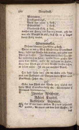 Zweyter Abschnitt. Auflösende Arzneyen