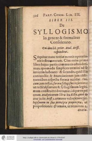 Liber III. de Syllogismo