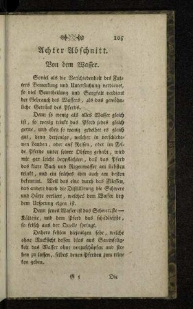 Achter Abschnitt.
