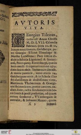 Avtoris vita