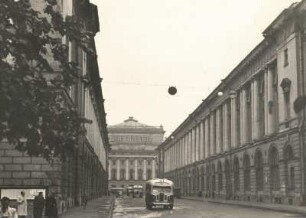 St. Petersburg. Großes Theater (C. Rossi). Rückansicht