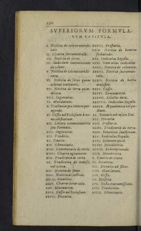 Superiorum formularum capitula.