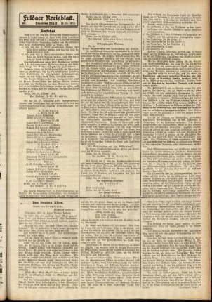 Zweite Ausgabe vom Freitag, den 24. Oktober 1913.