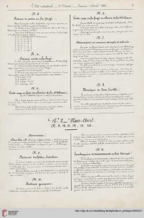 No 2 (Mars-Avril 1858)