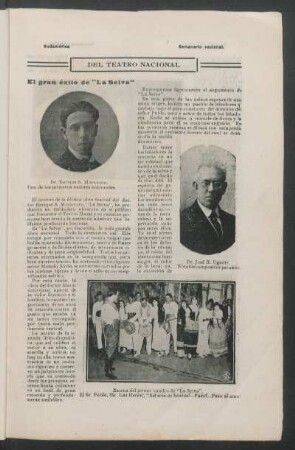 Dr. José B. Ugarte. Notable compositor peruano. [Fotografía]