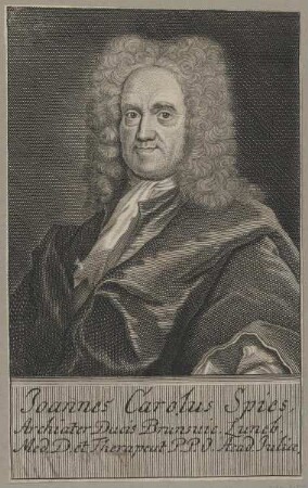 Bildnis des Joannes Carolus Spies