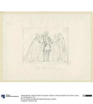 Kurfürst Friedrich Eisenzahn. Studie zu "Werke Friedrich des Großen"