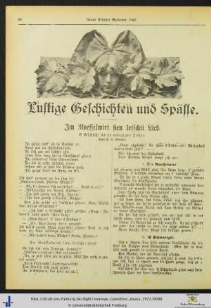 Lustige Geschichten und Spässe.
