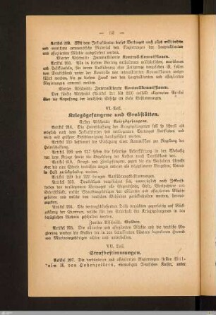 VII. Teil - Strafbestimmungen