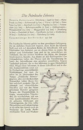 Die Fränkische Schweiz