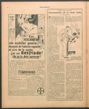 Inconvenientes de la mujer leída : Temas del hogar