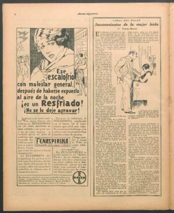 Inconvenientes de la mujer leída : Temas del hogar